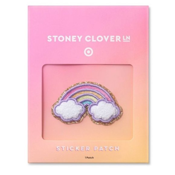 NWT Stoney Clover Lane x Target Terry Cloth Embossed Hearts + Rainbow Patch - Picture 6 of 7